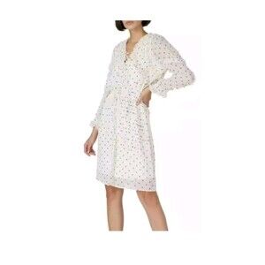 Koché Collective Polka Dot Ruffle‎ Trim Dress US Size 10